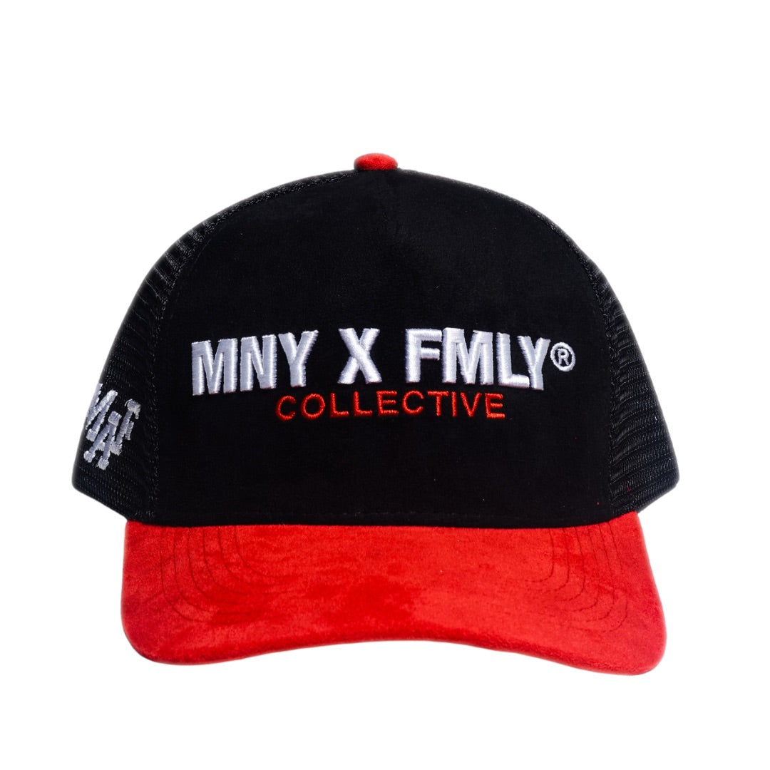 MNY X FMLY Collective Trucker (Red)